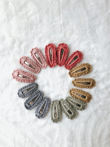 Coral Crochet Clip
