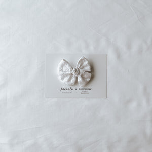 Wovenwear Studio x Piccolo - Olivia Floral Small Pinwheel Bow